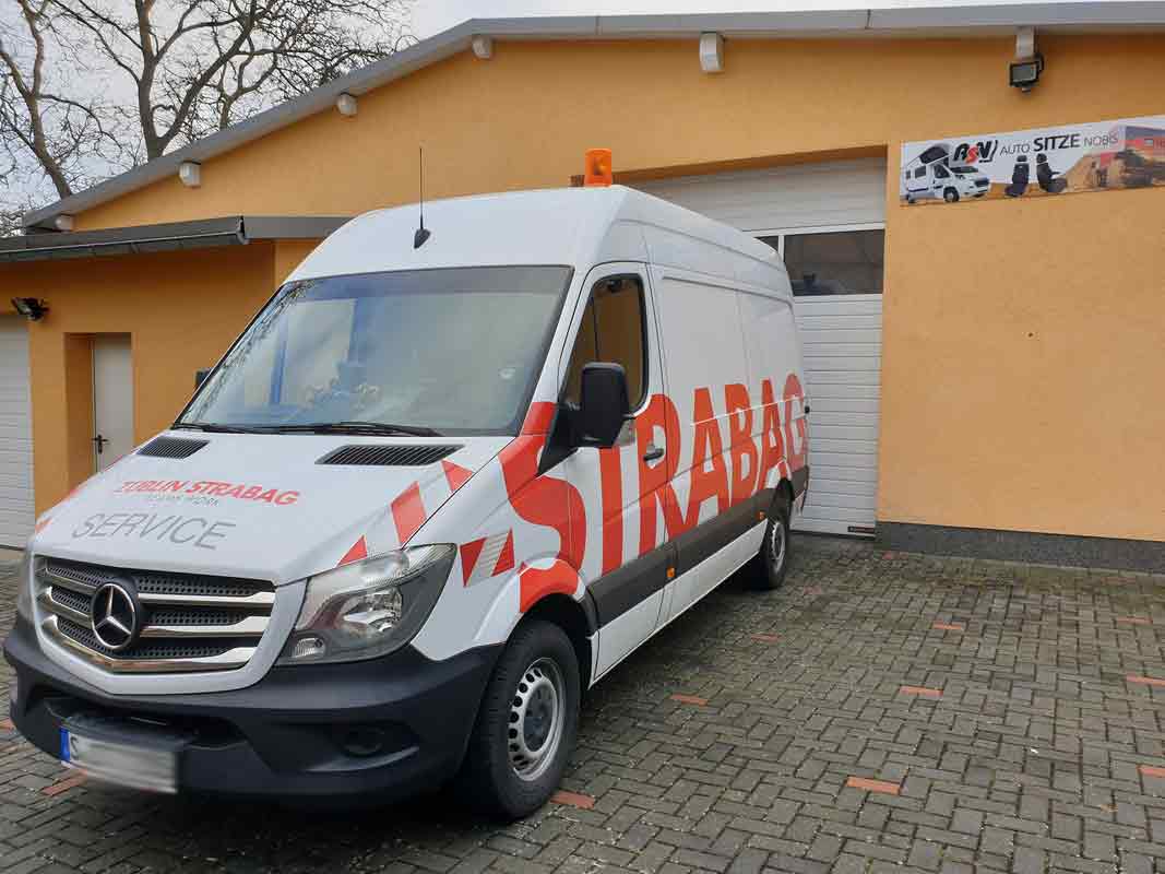 FA. STRABAG ausgestattet mit ASN-Sitzen in Mercedes Sprinter 